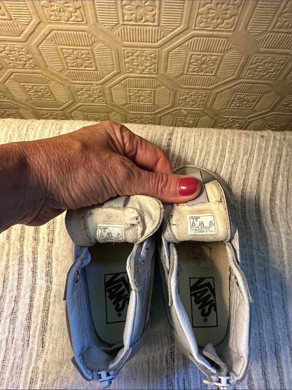 Vans Kids Gray High-Top Sneakers